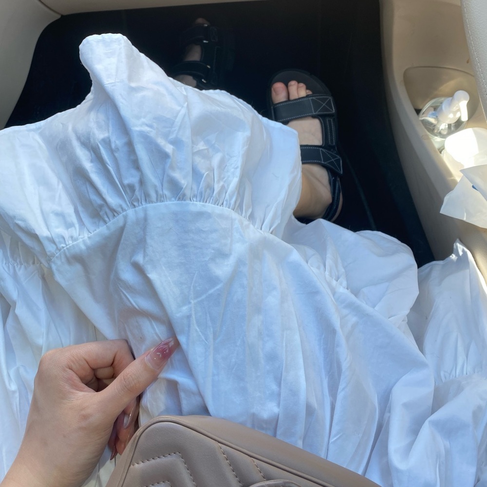 CLEARANCE❗️ Oak+Fort Puffy Sleeve Dress - Picture 4 of 4